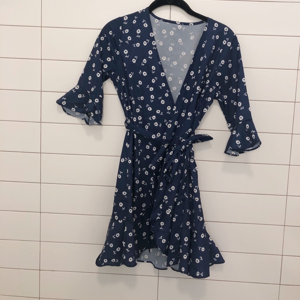 Floral Wrap Dress